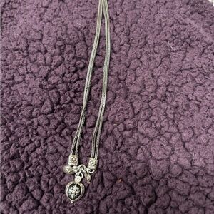 Brighton Multi-Strand Charm Necklace – Crystal & Enamel